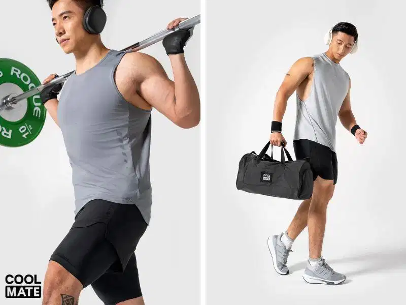 Áo ba lỗ thể thao nam Powerfit Áo ba lỗ thể thao nam Powerfit thoáng khí cho gymer