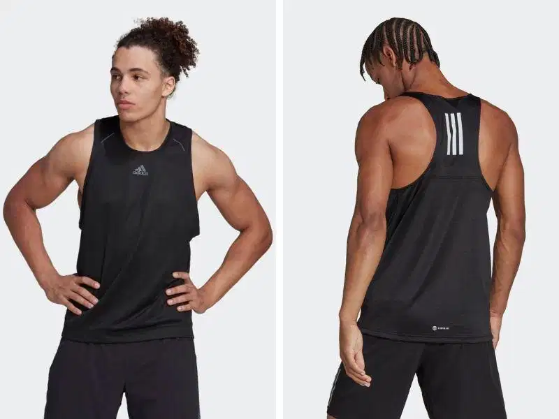 Áo ba lỗ tập gym nam Adidas Aeroready Áo ba lỗ tập gym nam Adidas chất liệu Aeroready thấm hút