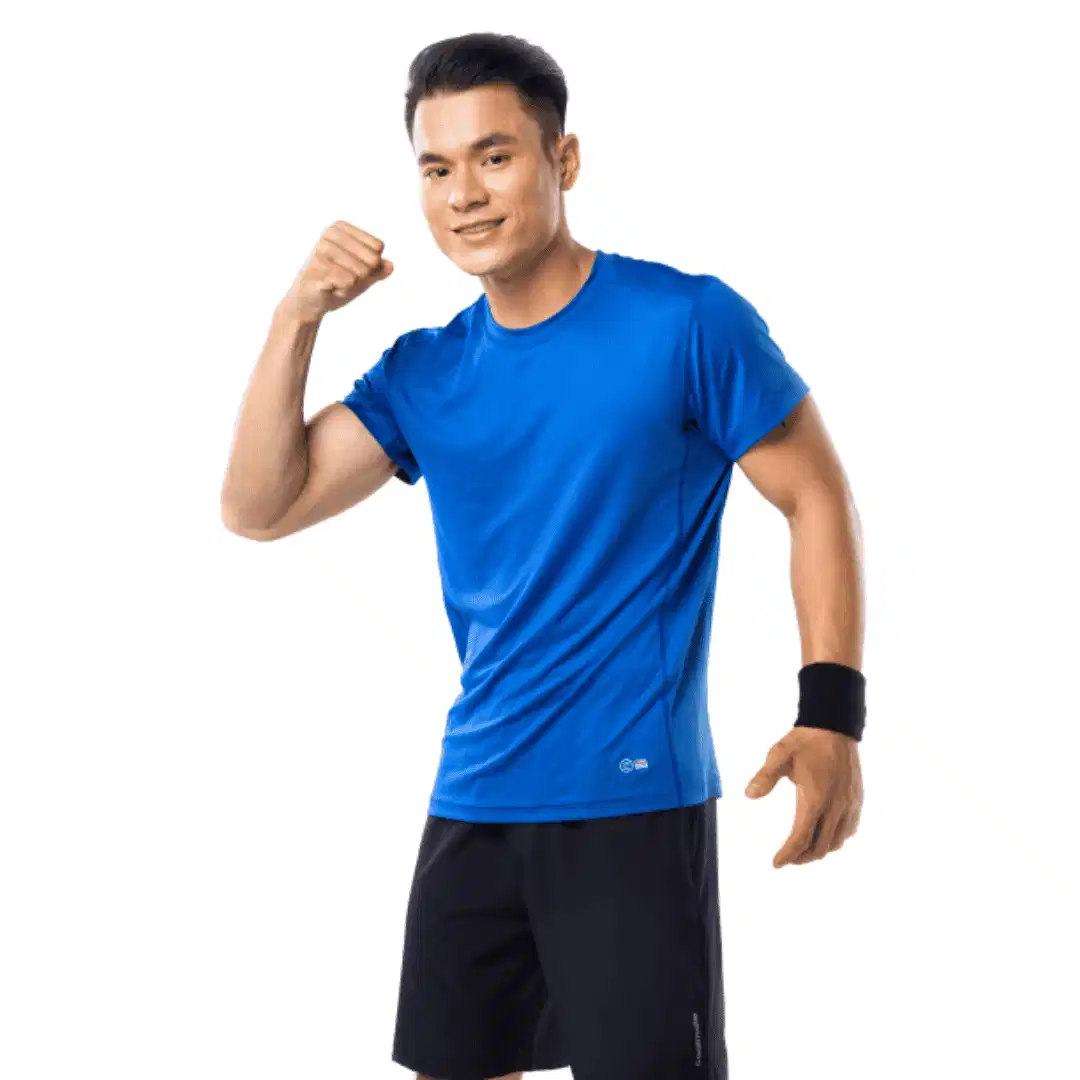 Phối màu sắc trẻ trung cho áo thể thao nam