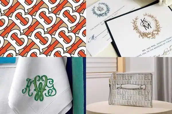 Các biến thể họa tiết Monogram trên áo thun hiện đại