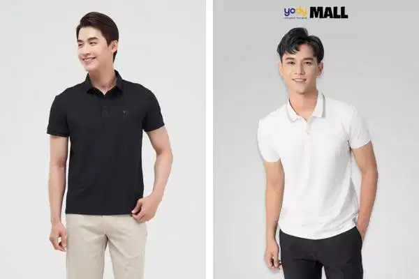 Mẫu áo thun polo nam cá sấu Yody với phom dáng chuẩn mực