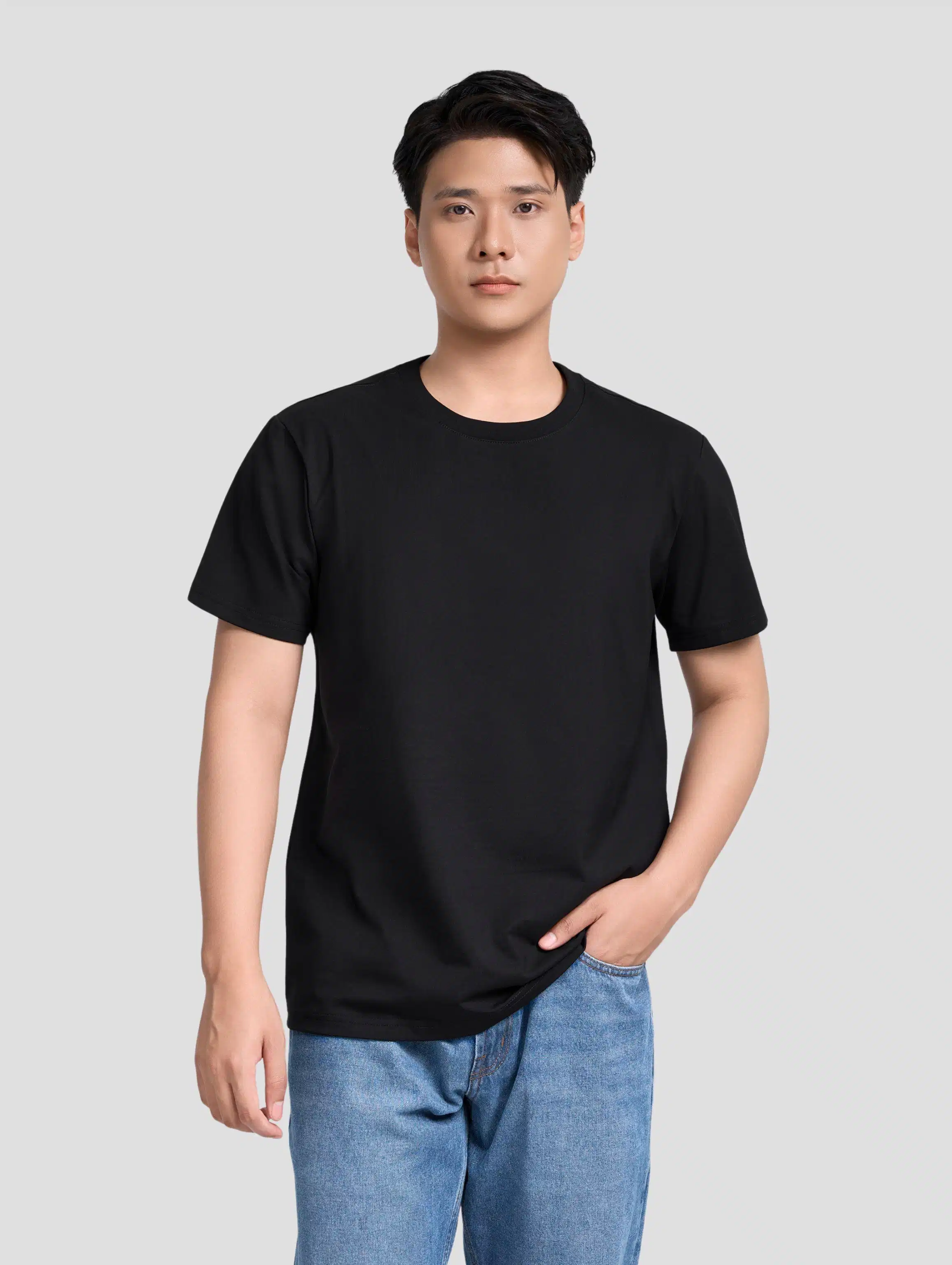 Áo thun nam Cotton Compact Áo thun nam Cotton Compact
