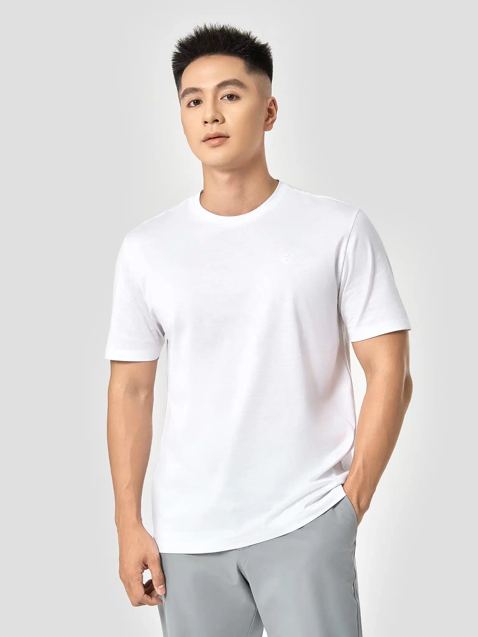 Áo thun nam Premium Cotton Chất liệu vải mềm mại giúp tránh cọ xát với vùng tai mới xỏ khuyên