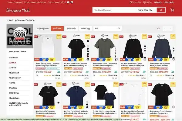 Gian hàng Nobi Fashion trên Shopee Gian hàng Nobi Fashion trên Shopee