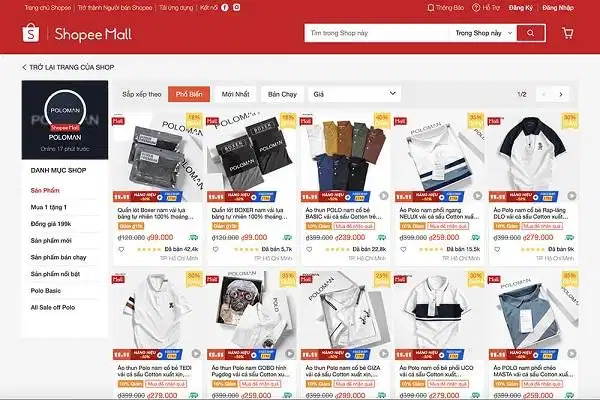 Cửa hàng POLOMAN trên Shopee Cửa hàng POLOMAN trên Shopee