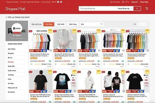 Gian hàng N7 Official trên Shopee Gian hàng N7 Official trên Shopee