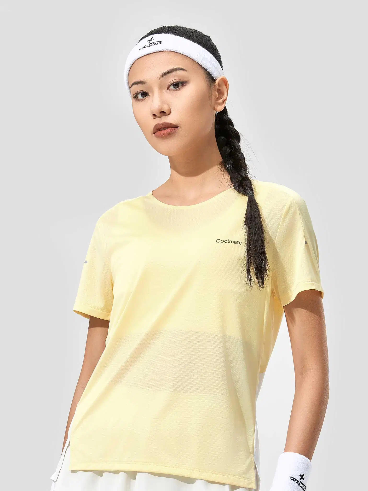 Áo thun chạy bộ nữ Race Tee Trang phục áo thun chạy bộ nữ thoáng khí