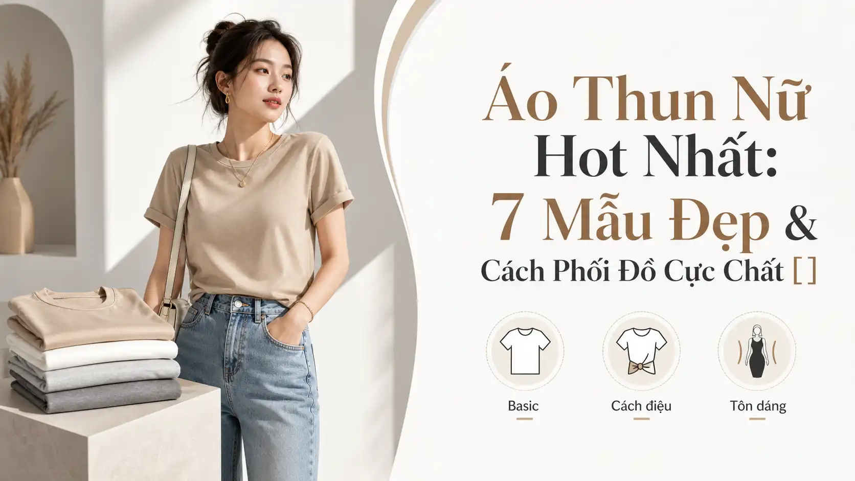 Áo Thun Nữ Đẹp Nhất: 7 Mẫu Hot & Cách Phối Đồ Cực Chất