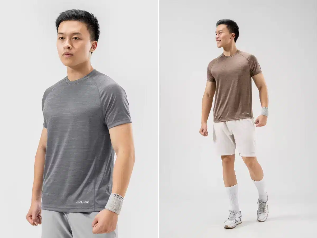 Áo thun thể thao Melange Essentials Áo thun thể thao Melange Essentials
