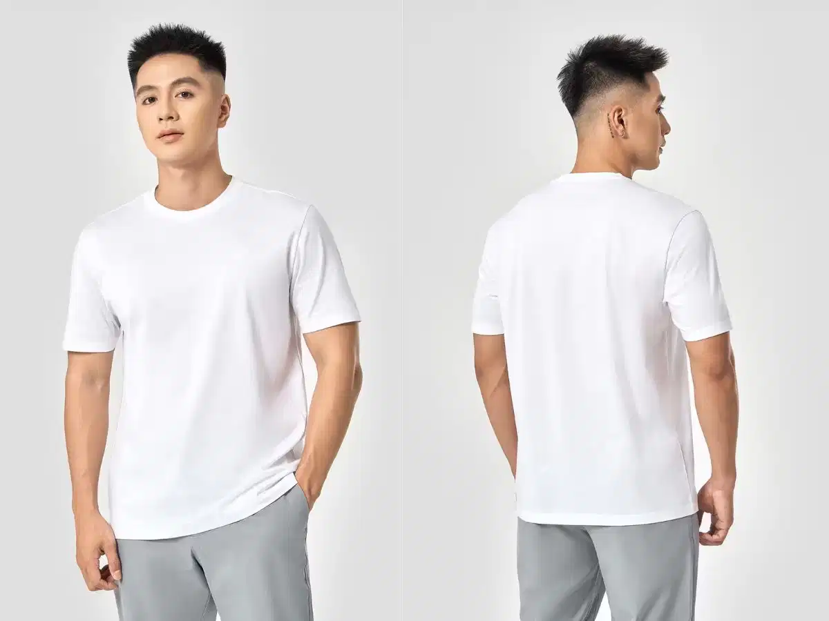 Áo thun trắng basic là lựa chọn cơ bản cần thiết Áo thun trắng basic là lựa chọn cơ bản cần thiết