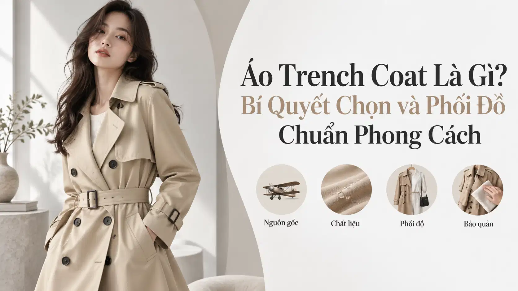 Áo Trench Coat Là Gì? Bí Quyết Chọn và Phối Đồ Chuẩn Phong Cách