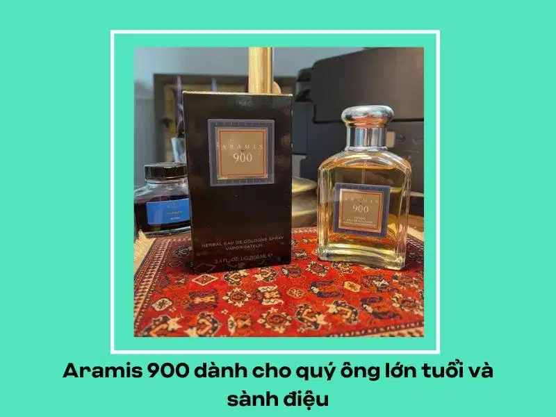 Aramis 900 là chai nước hoa dành cho quý ông am hiểu mùi hương
