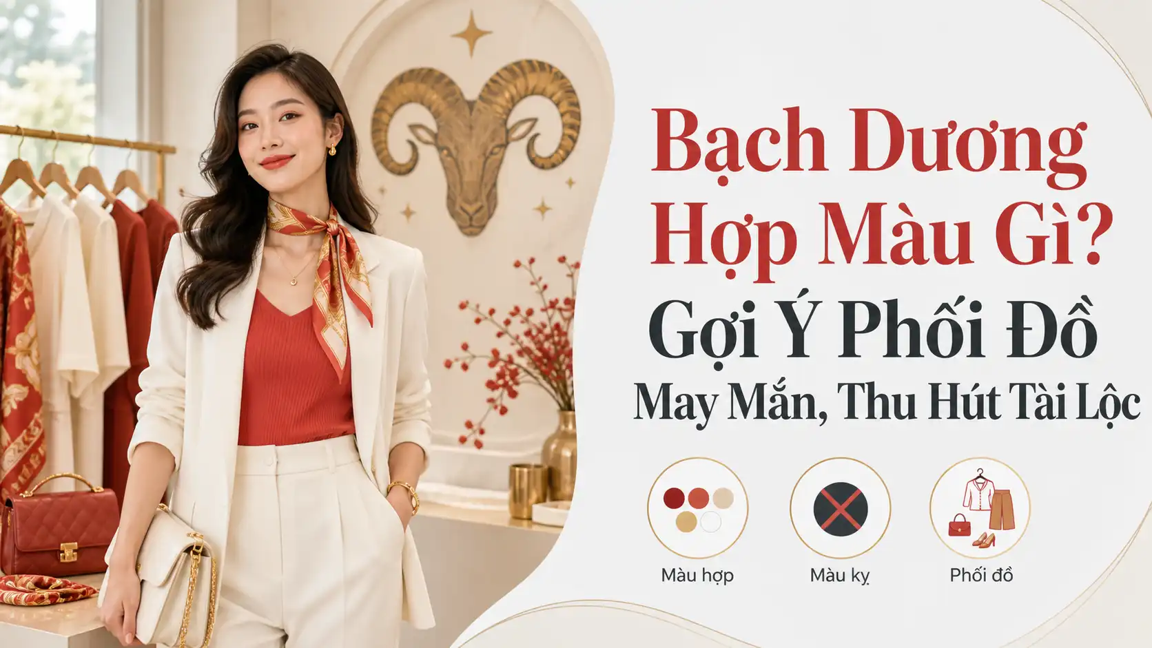 Bạch Dương Hợp Màu Gì? Gợi Ý Phối Đồ May Mắn Và Thu Hút Tài Lộc