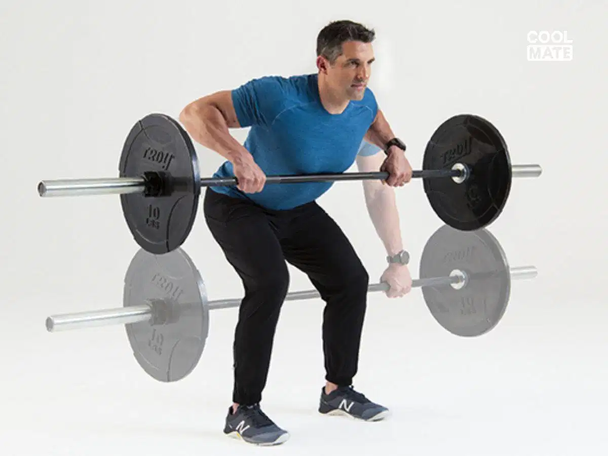 Bài tập gập người chèo tạ đòn Barbell Rows Bài tập gập người chèo tạ đòn Barbell Rows