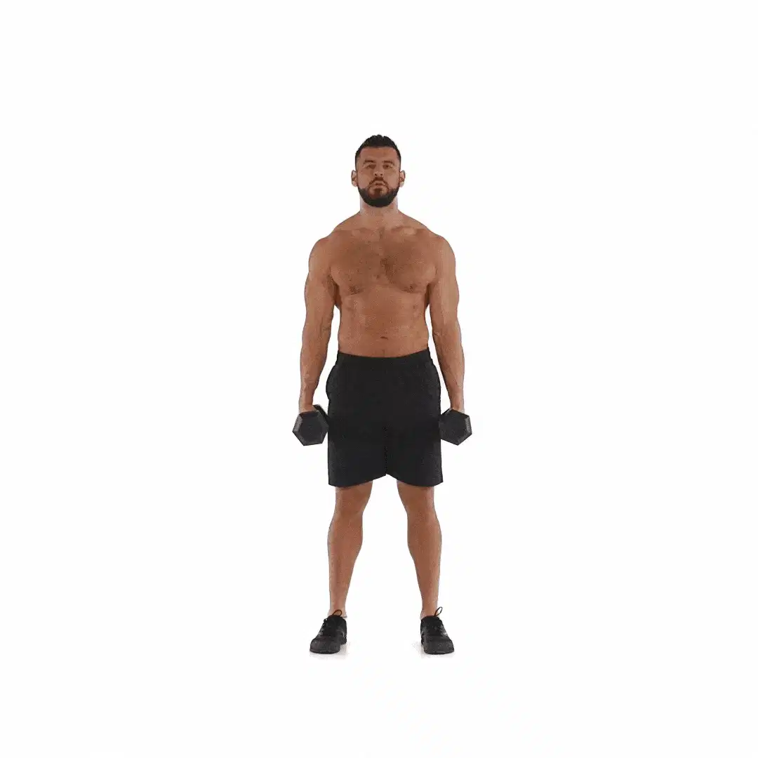 Bài tập Dumbbell Lateral Raise Động tác nâng tạ sang hai bên Dumbbell Lateral Raise