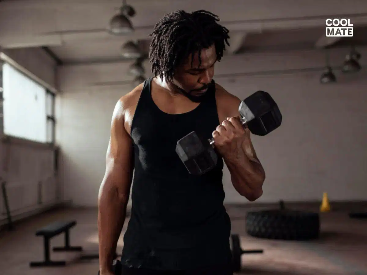 Bài tập One-Arm Dumbbell Row Kéo tạ đơn một tay tăng cường phối hợp cơ bắp