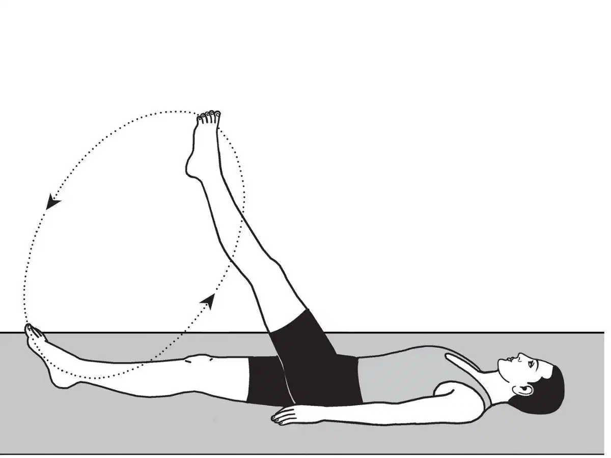 Bài tập Single Leg Circles Động tác xoay chân Single Leg Circles tăng cường linh hoạt khớp háng