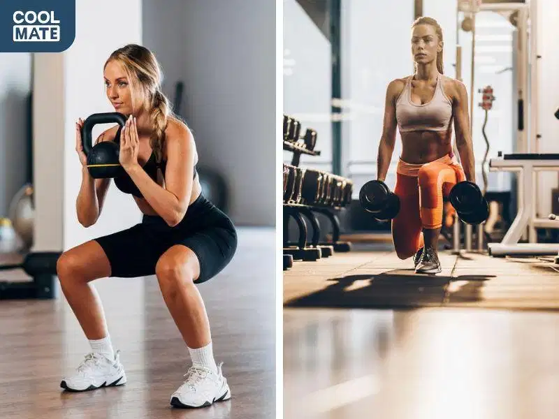 Bài tập squat với tạ Bài tập squat với tạ