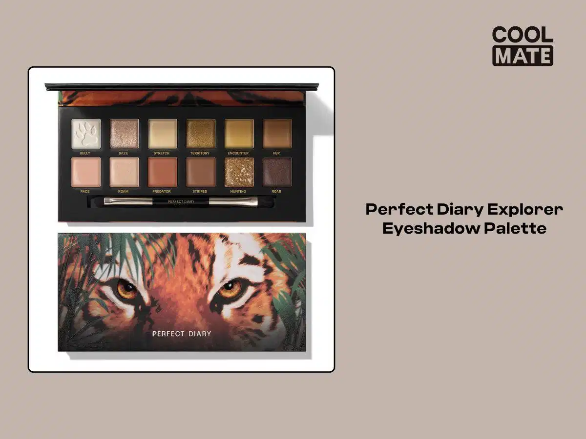 Perfect Diary Explorer Eyeshadow Palette lấy cảm hứng từ động vật