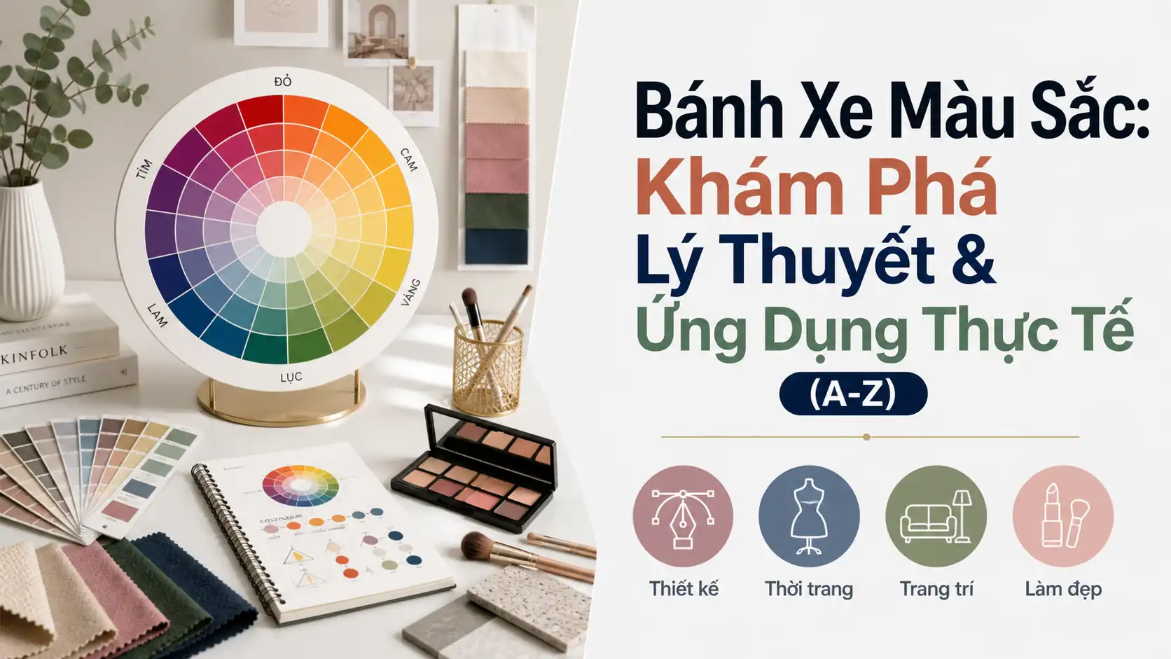 Bánh Xe Màu Sắc: Lý Thuyết & Ứng Dụng Thực Tế Từ A-Z