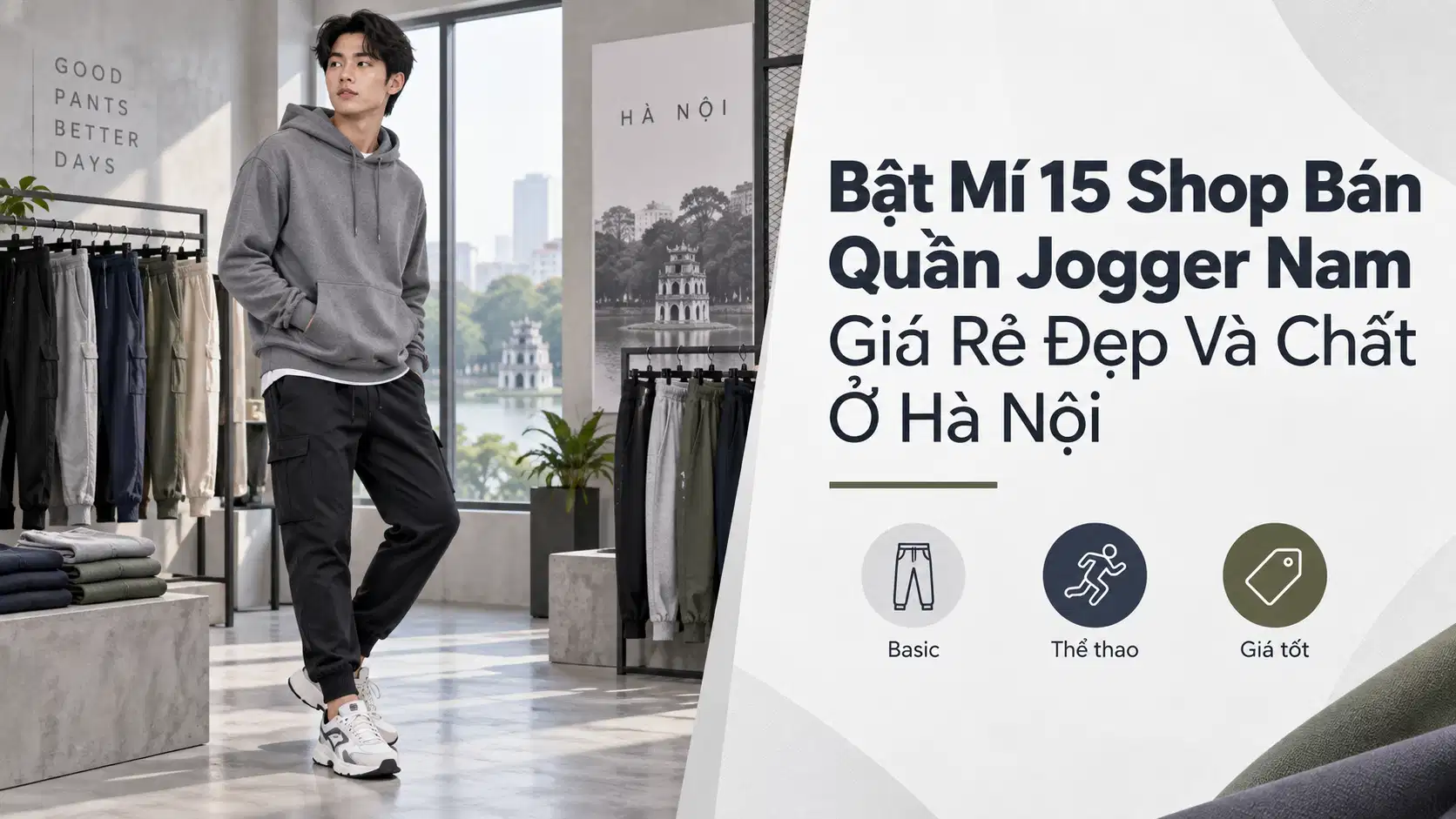 Bật Mí 15 Shop Bán Quần Jogger Nam Giá Rẻ Đẹp Và Chất Ở Hà Nội