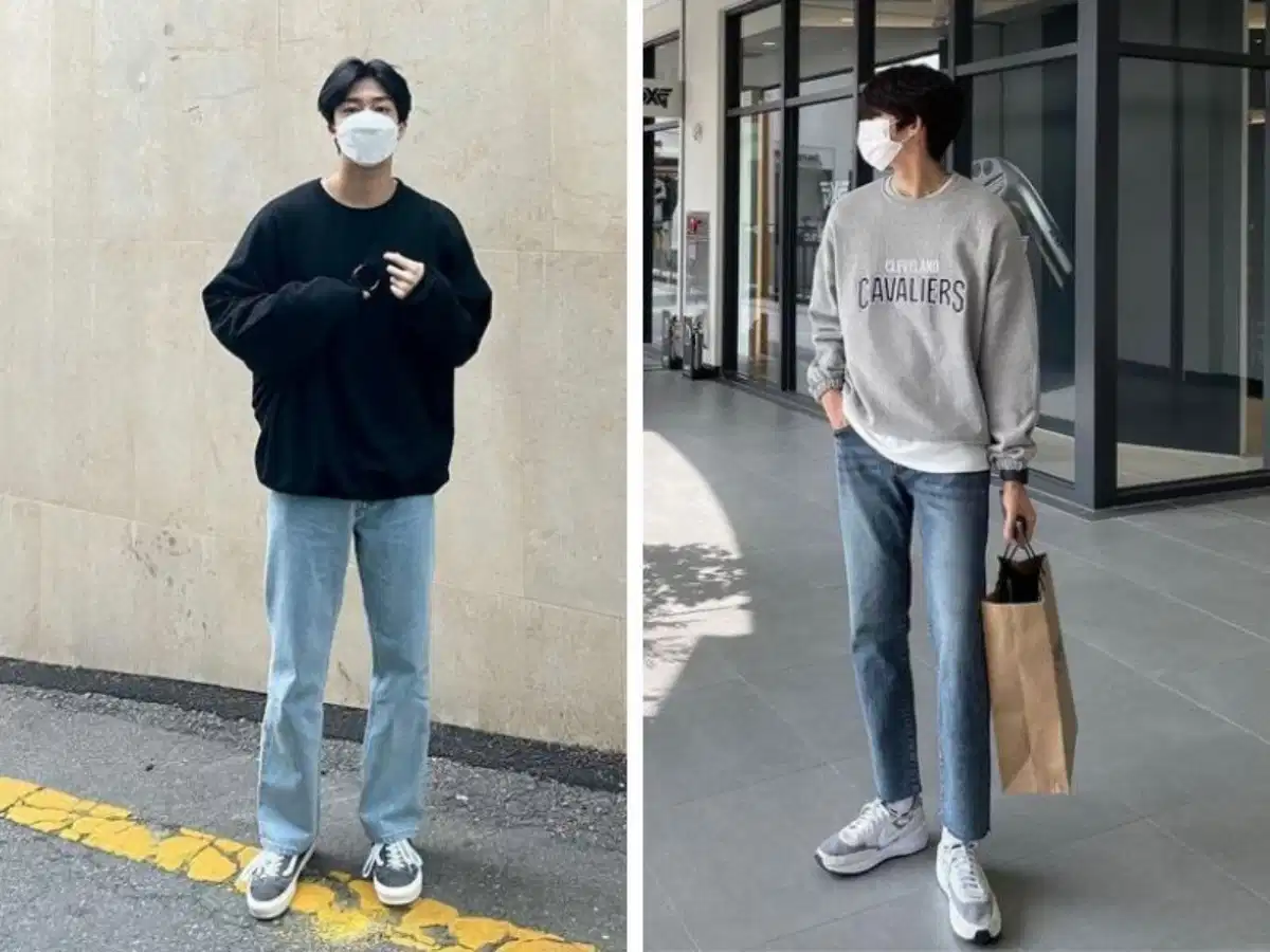 Phom dáng áo sweater nam form rộng Mẹo phối áo sweater nam form rộng chuẩn đẹp không lo luộm thuộm