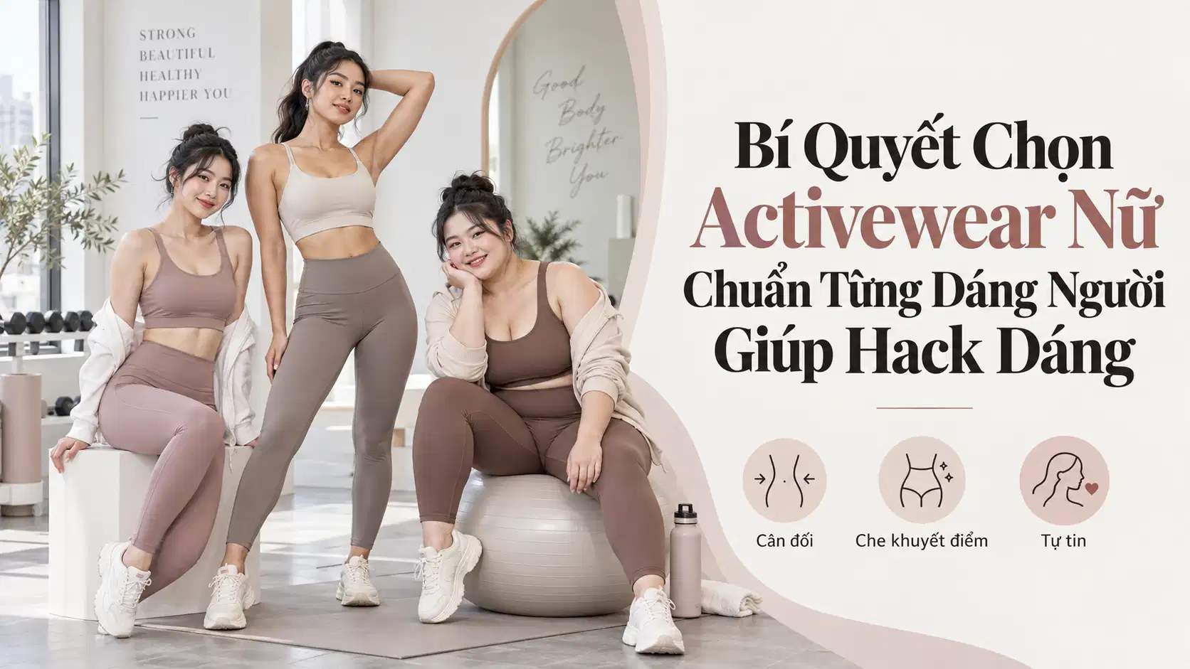 Bí Quyết Chọn Activewear Nữ Chuẩn Từng Dáng Người Giúp Hack Dáng