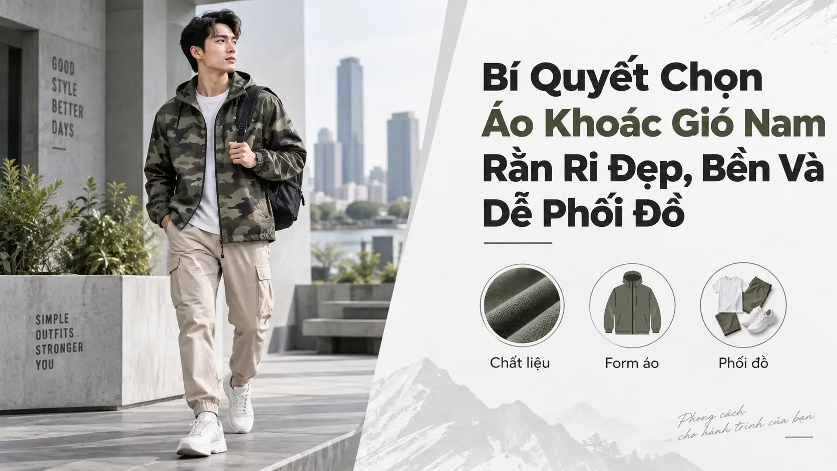 Bí Quyết Chọn Áo Khoác Gió Nam Rằn Ri Đẹp, Bền Và Dễ Phối Đồ