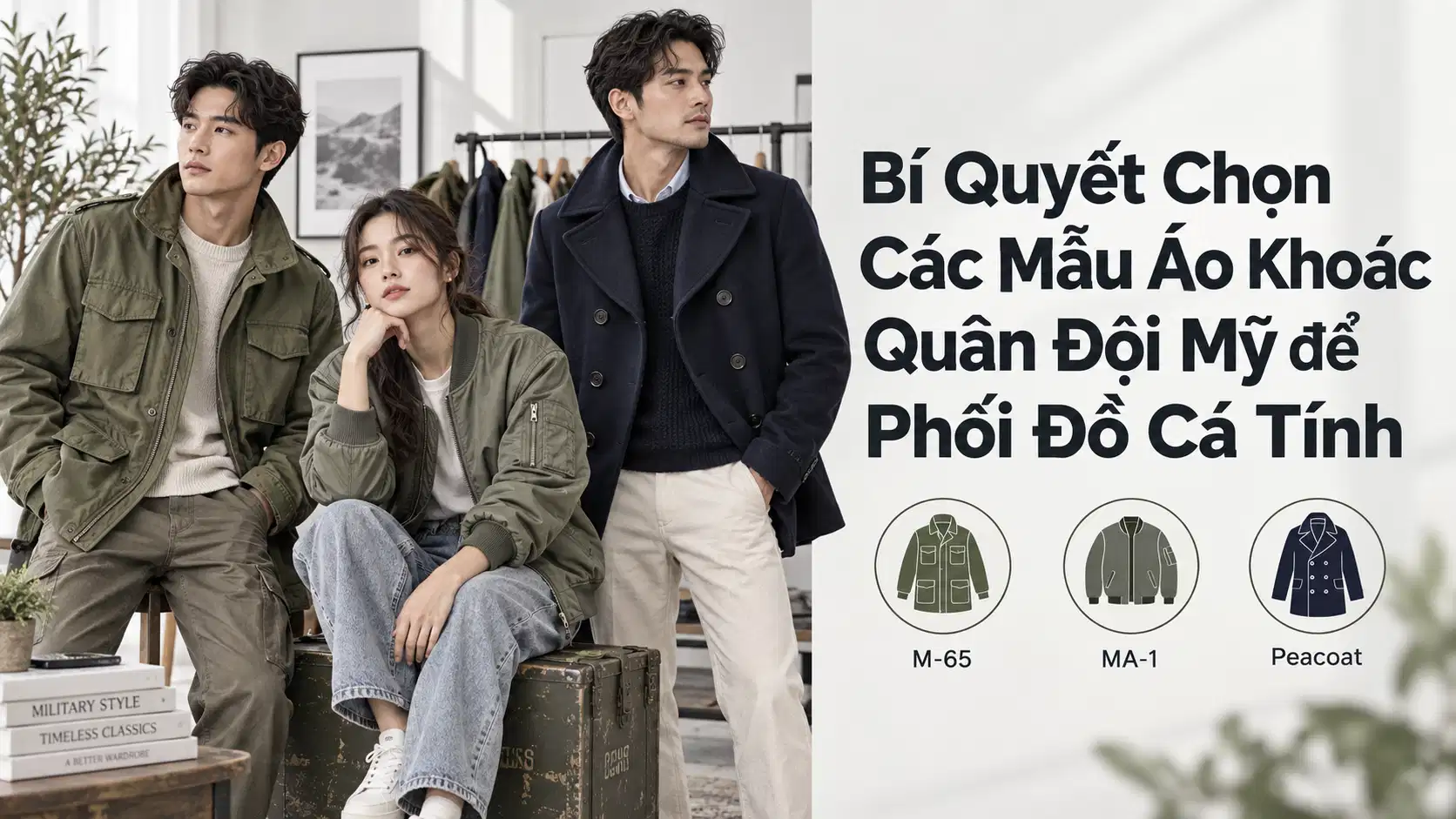 Bí Quyết Chọn Các Mẫu Áo Khoác Quân Đội Mỹ để Phối Đồ Cá Tính