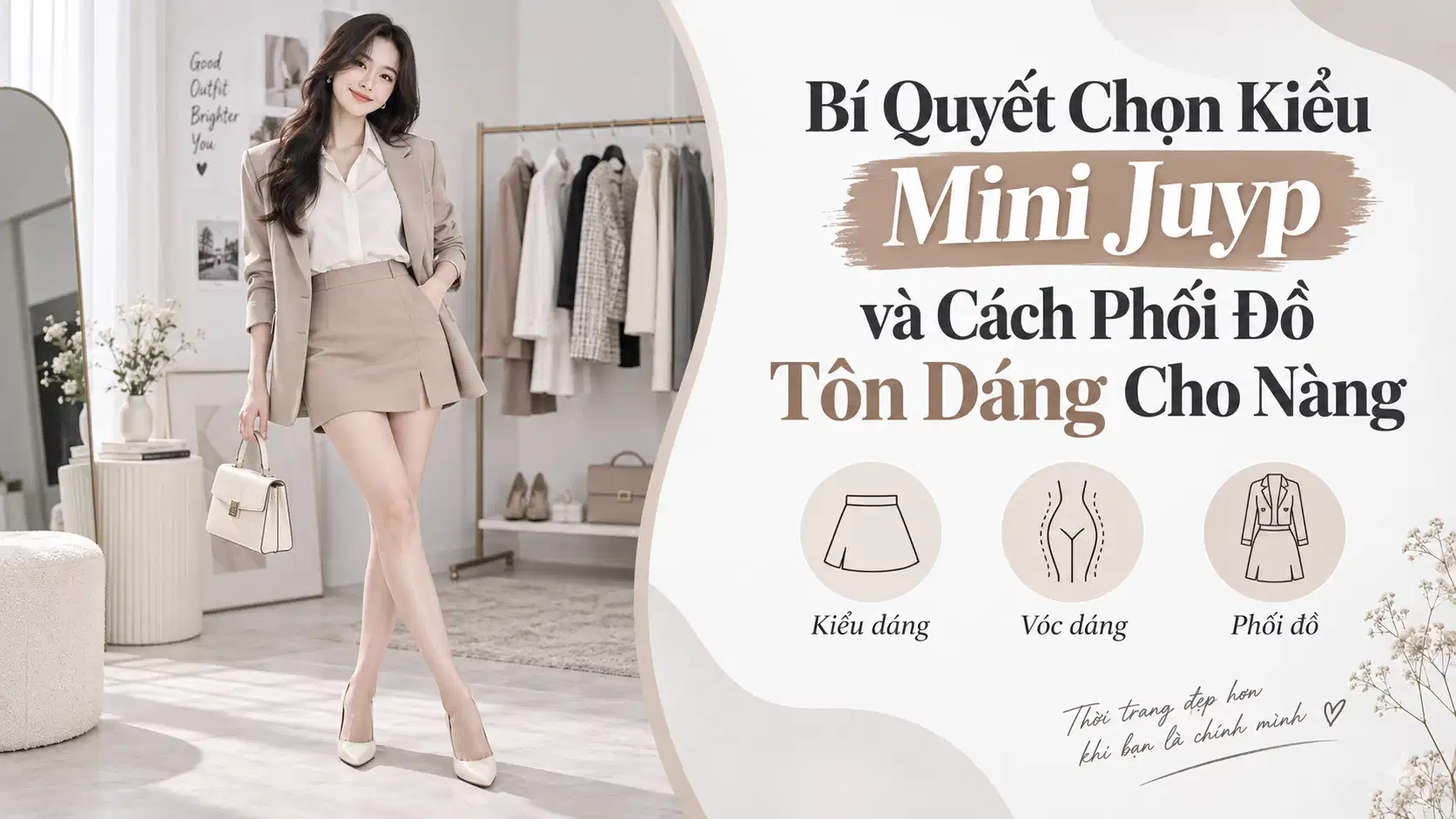 Bí Quyết Chọn Kiểu Mini Juyp và Cách Phối Đồ Tôn Dáng Cho Nàng