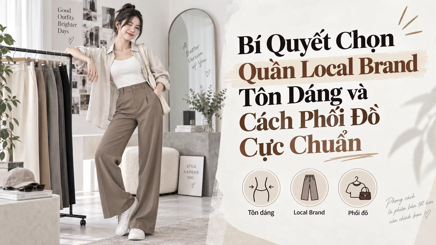 Bí Quyết Chọn Quần Local Brand Tôn Dáng và Cách Phối Đồ Cực Chuẩn