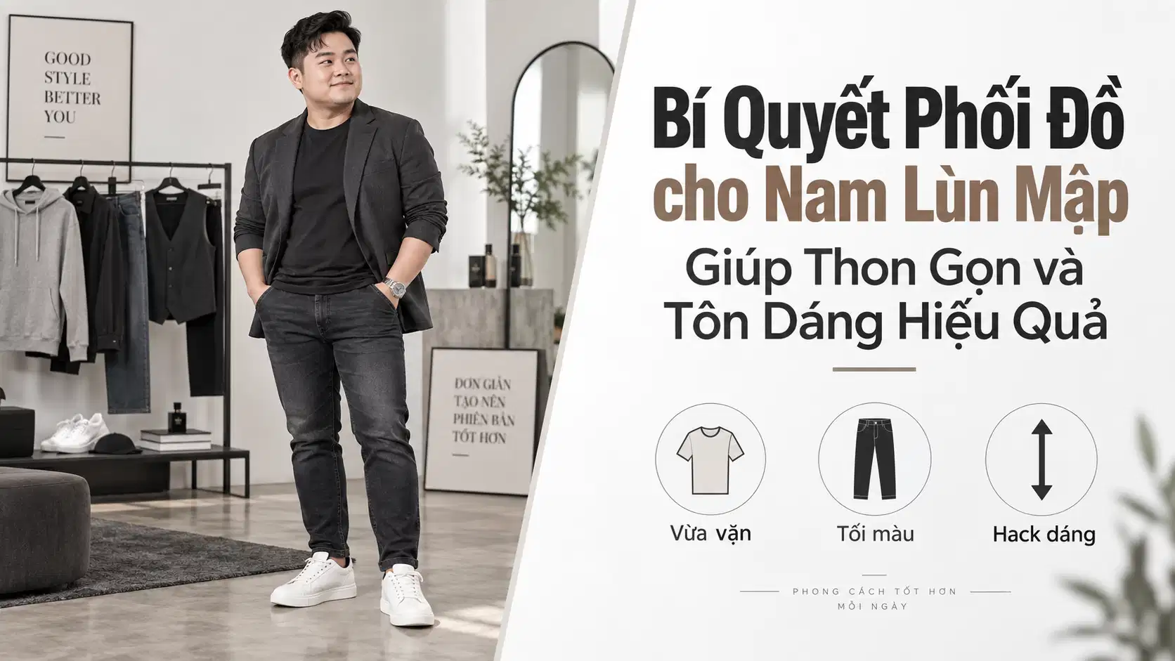Bí Quyết Phối Đồ cho Nam Lùn Mập Giúp Thon Gọn và Tôn Dáng Hiệu Quả