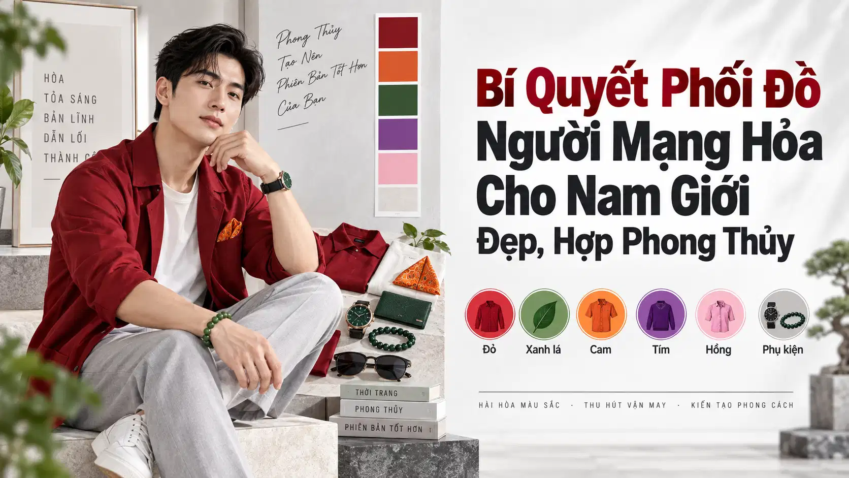 Bí Quyết Phối Đồ Người Mạng Hỏa Cho Nam Giới Đẹp, Hợp Phong Thủy