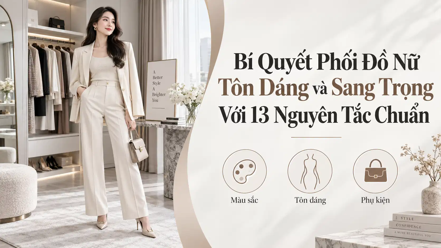 Bí Quyết Phối Đồ Nữ Tôn Dáng và Sang Trọng Với 13 Nguyên Tắc Chuẩn
