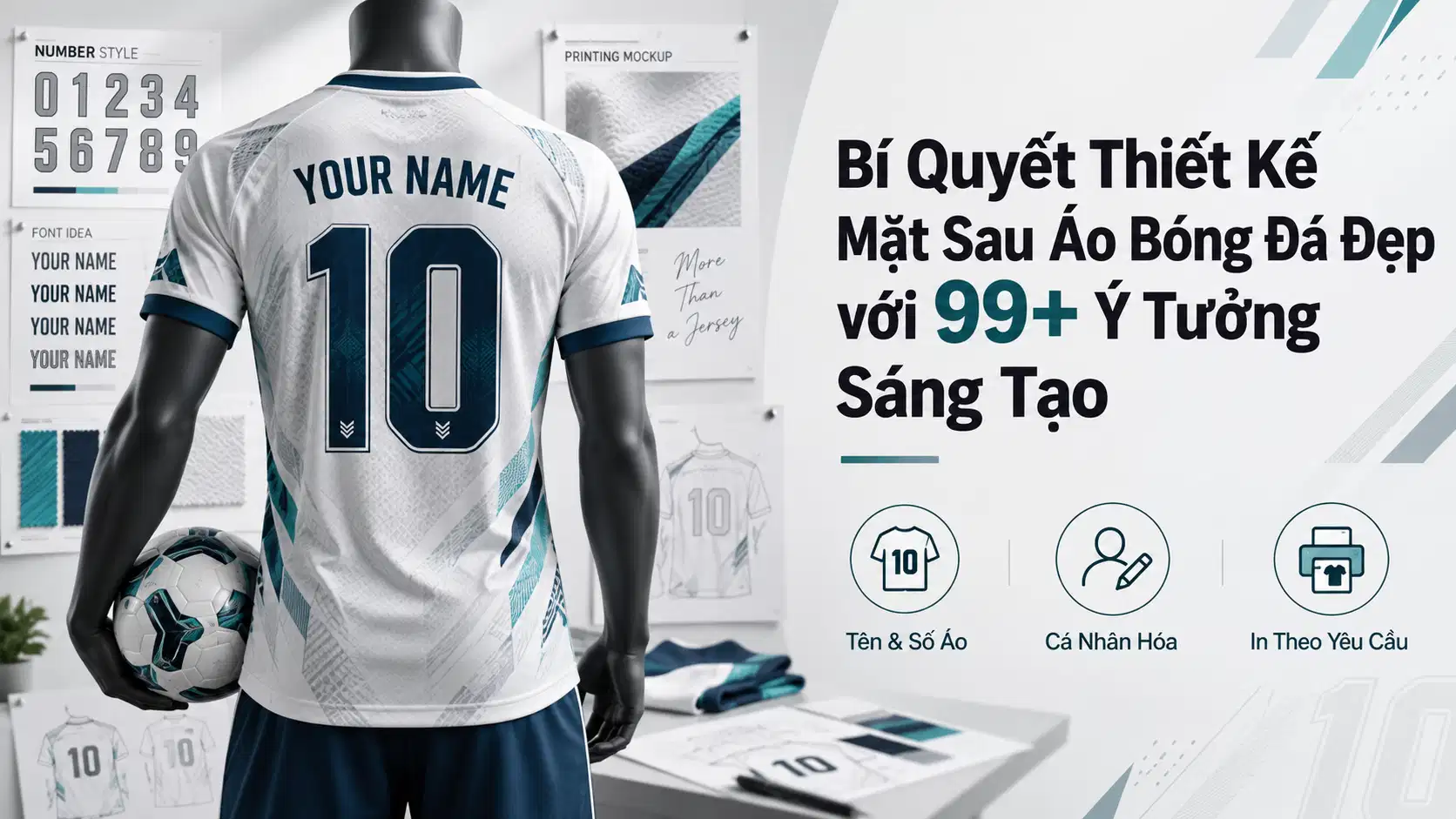 Bí Quyết Thiết Kế Mặt Sau Áo Bóng Đá Đẹp với 99+ Ý Tưởng Sáng Tạo