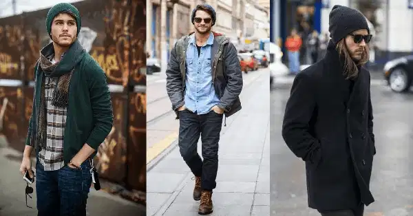 Phối đồ phong cách đường phố bụi bặm với áo khoác thể thao và mũ len