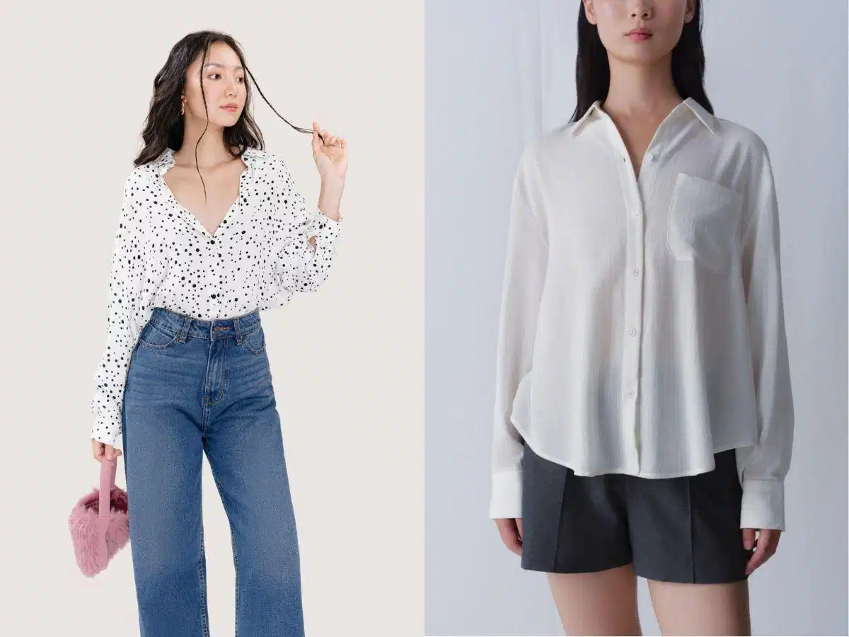 Các kiểu áo sơ mi nữ hiện đại tại LIBÉ Workshop Các kiểu áo sơ mi nữ hiện đại tại LIBÉ Workshop