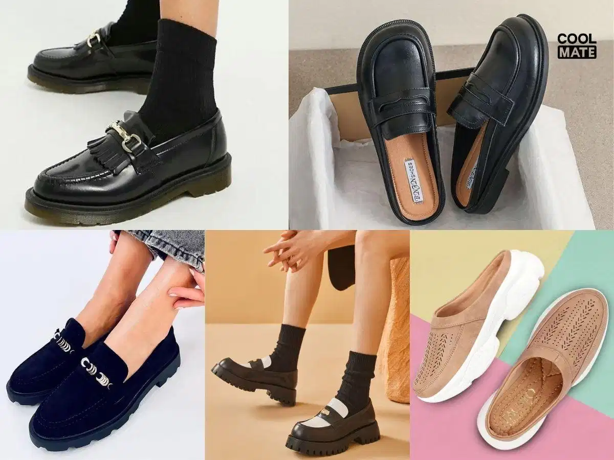 Các mẫu giày lười nữ phổ biến Các mẫu giày lười nữ phổ biến