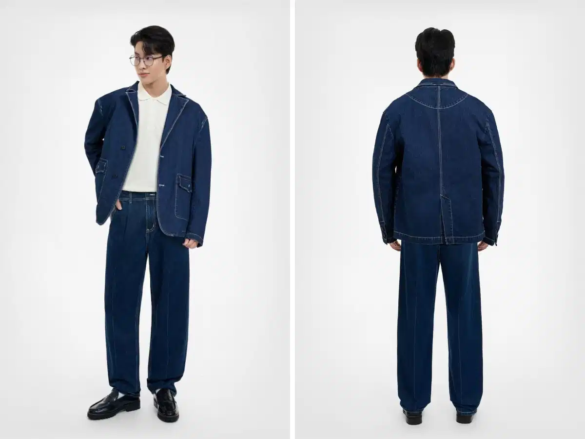 Phối layer áo len nam cùng áo khoác blazer ngoài
