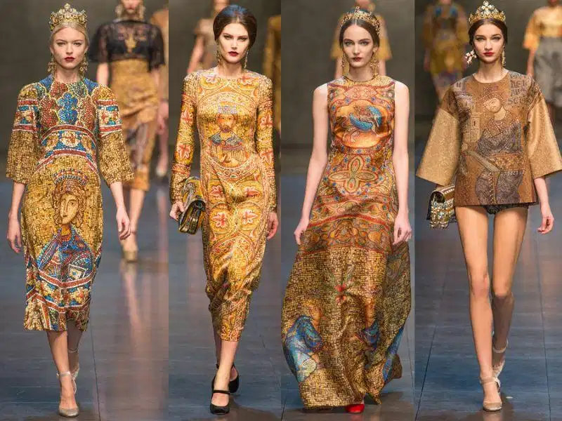 Các thiết kế thời trang lấy cảm hứng từ phong cách Baroque Các thiết kế thời trang lấy cảm hứng từ phong cách Baroque