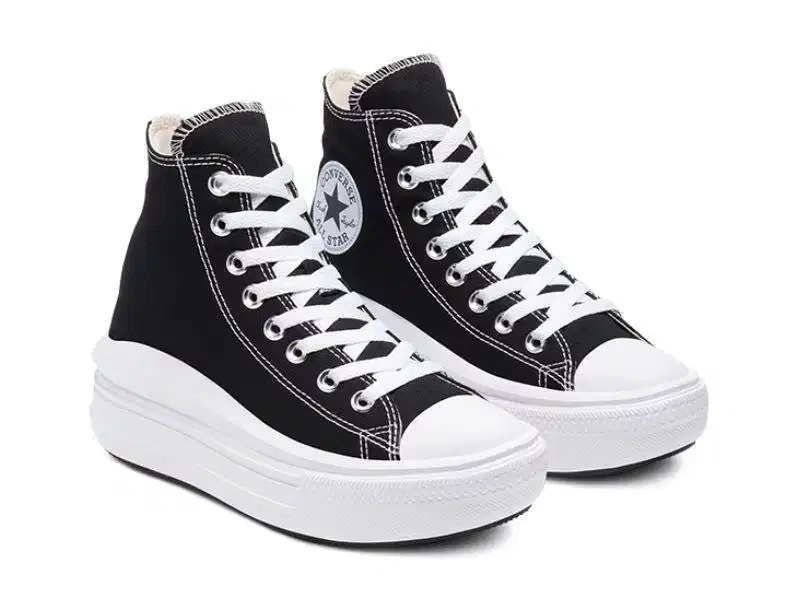 Buộc dây Converse All Star cổ cao nhiều lỗ Cách buộc dây giày Converse All Star nhiều lỗ chuẩn dáng