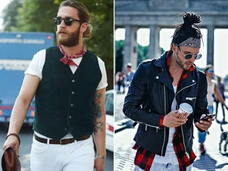 Phong cách bohemian phóng khoáng với khăn buộc đầu