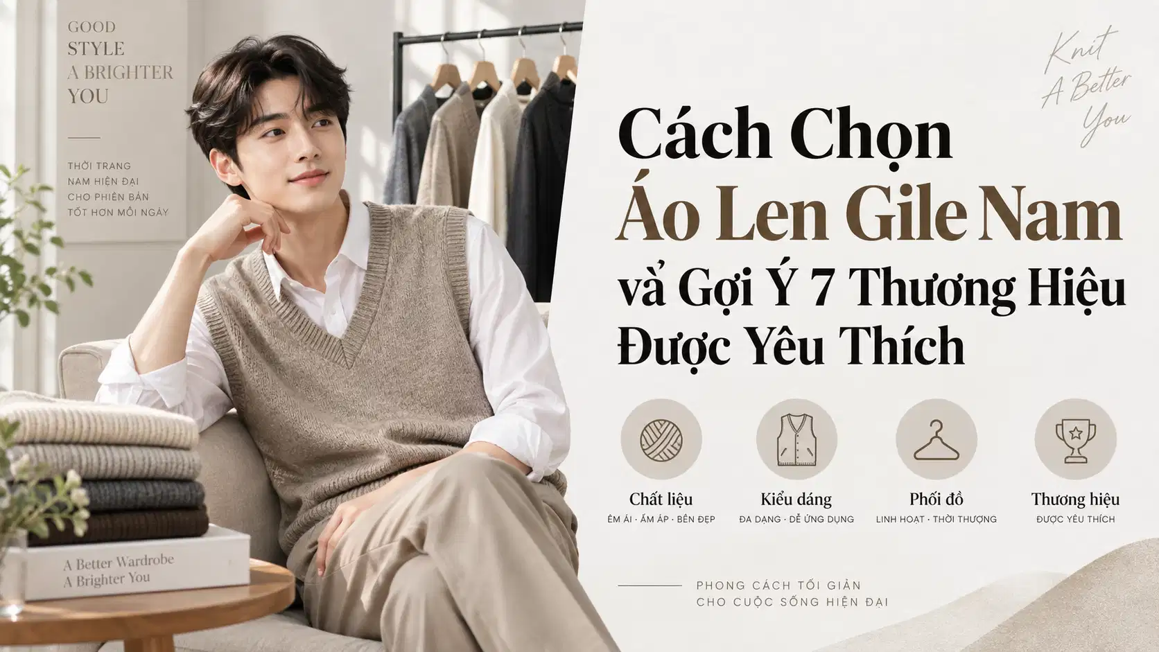 Cách Chọn Áo Len Gile Nam và Gợi Ý 7 Thương Hiệu Được Yêu Thích