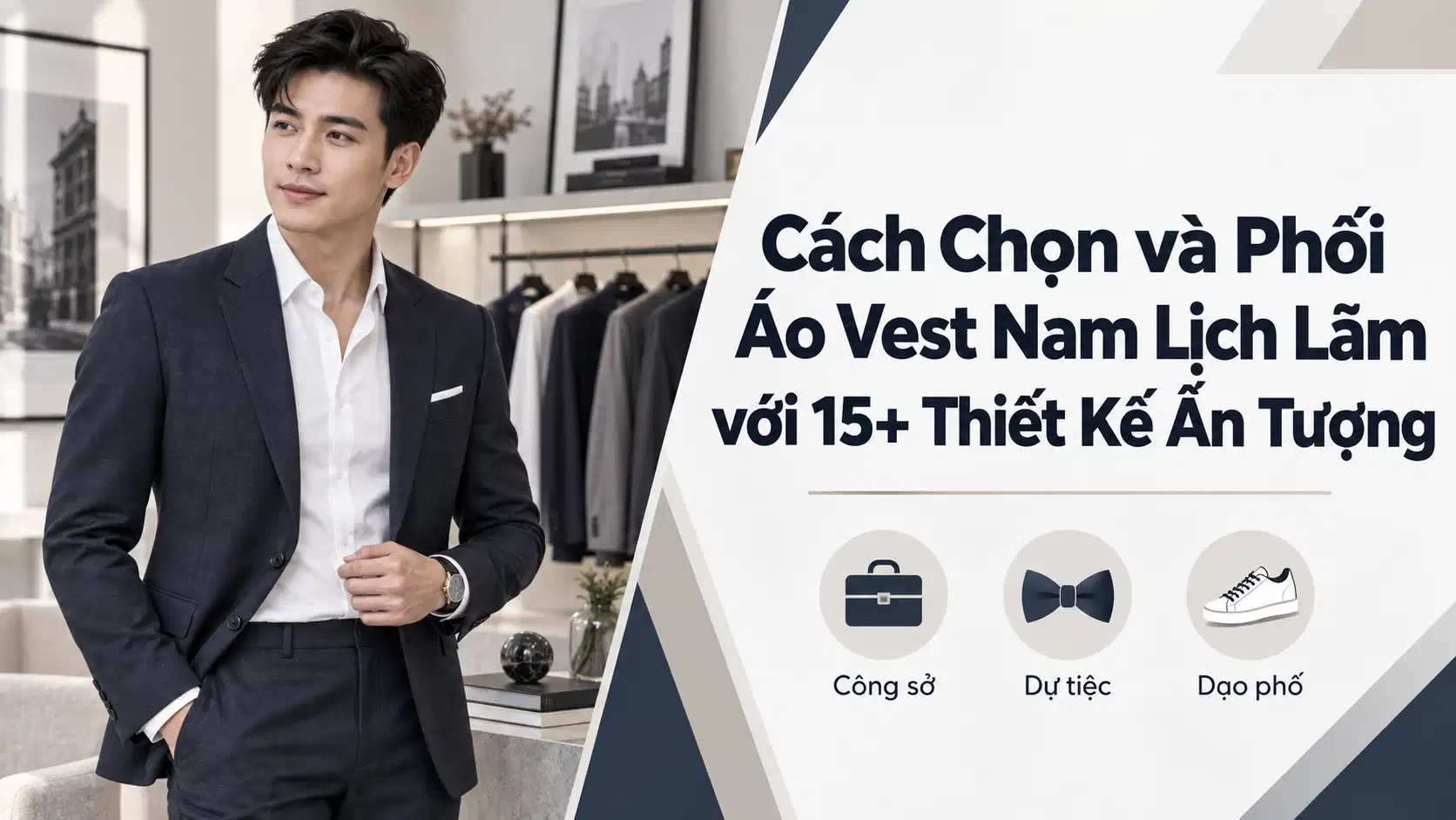 Cách Chọn và Phối Áo Vest Nam Lịch Lãm với 15+ Thiết Kế Ấn Tượng