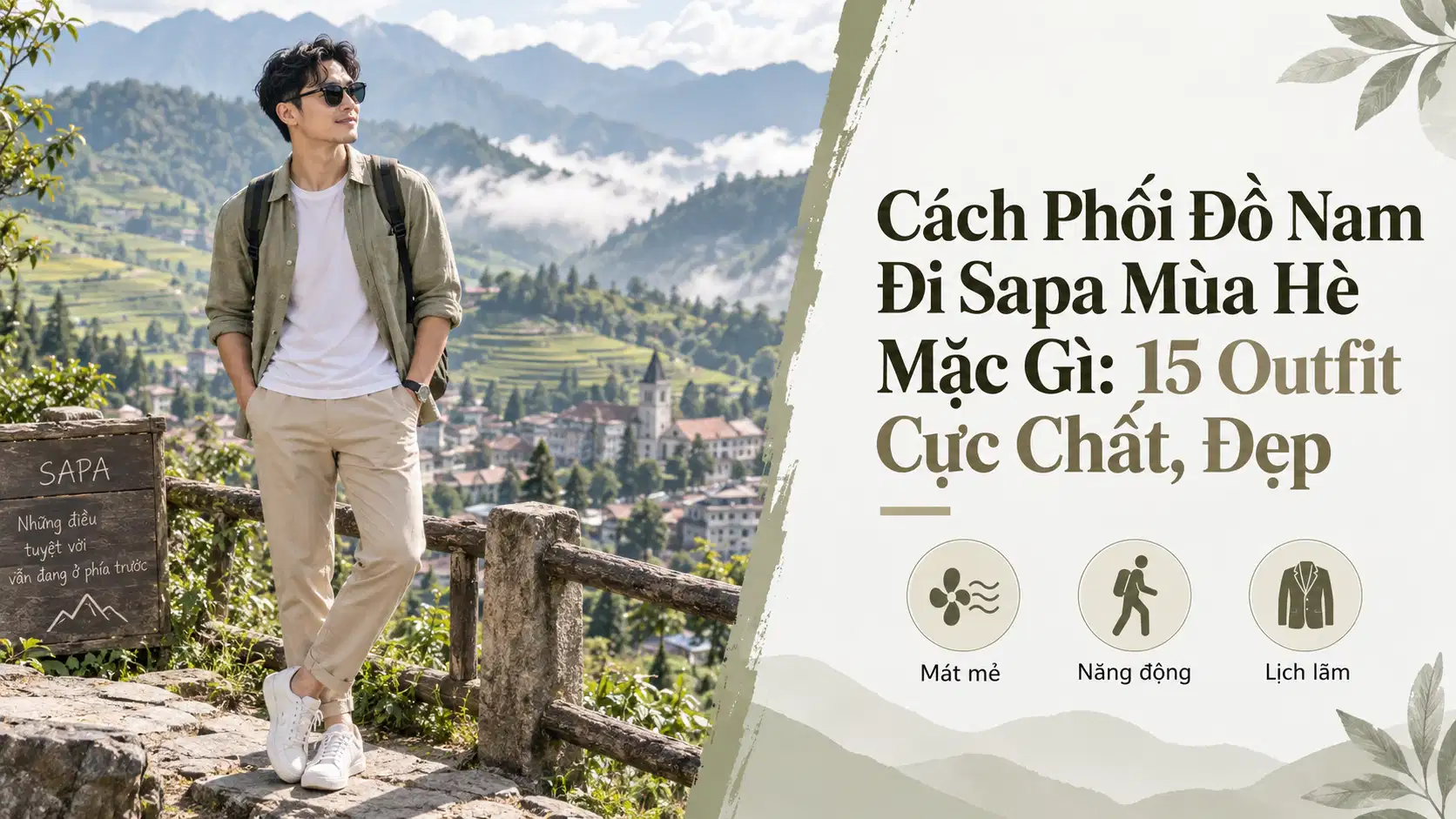 Cách Phối Đồ Nam Đi Sapa Mùa Hè Mặc Gì: 15 Outfit Cực Chất, Đẹp