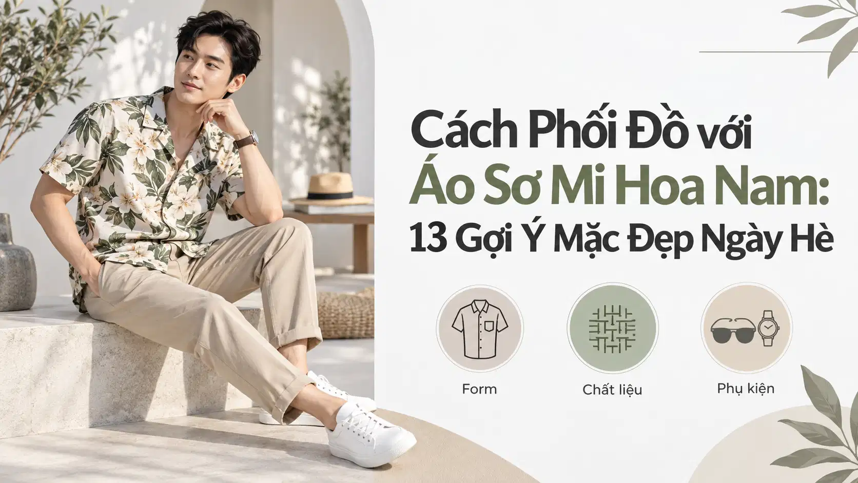 Cách Phối Đồ với Áo Sơ Mi Hoa Nam: 13 Gợi Ý Mặc Đẹp Ngày Hè