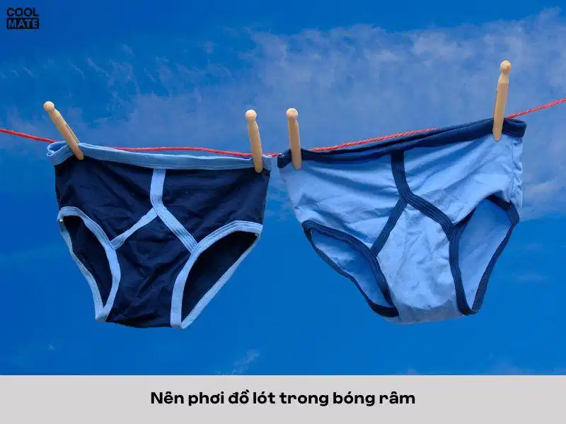 Bảo quản và phơi quần lót nam đúng cách Bảo quản và phơi quần lót nam đúng cách