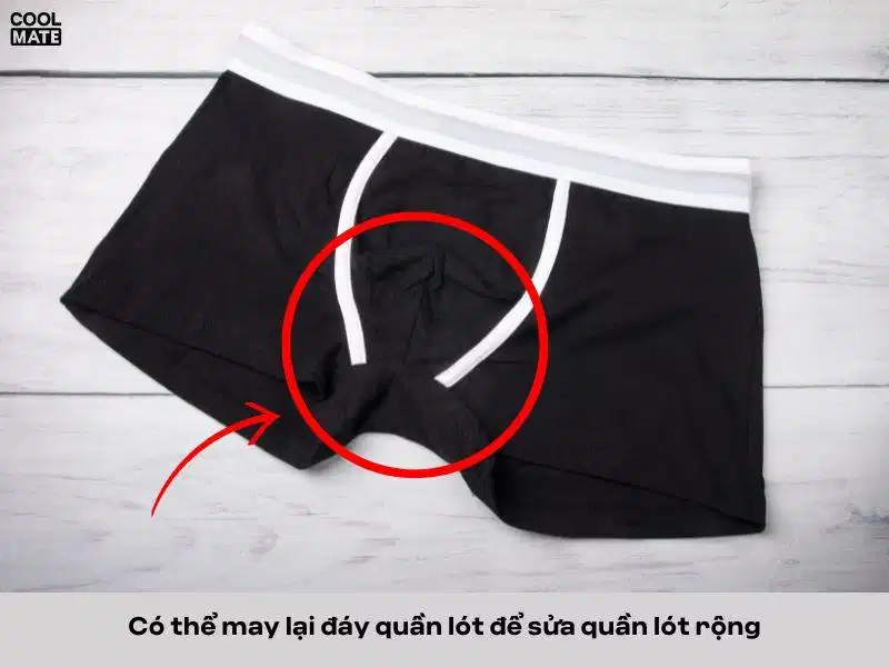 Xác định phần vải thừa ở đáy quần lót Xác định phần vải thừa ở đáy quần lót