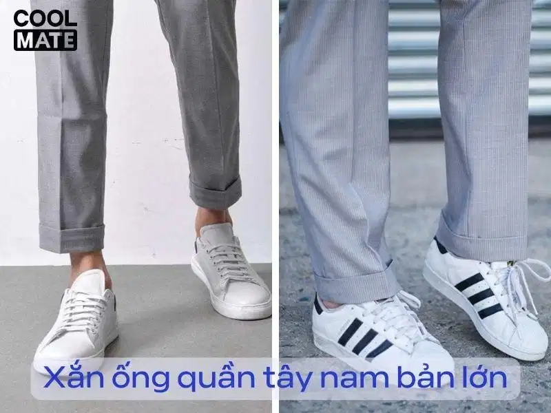 Cách xắn ống quần tây nam bản lớn Cách xắn ống quần tây nam bản lớn