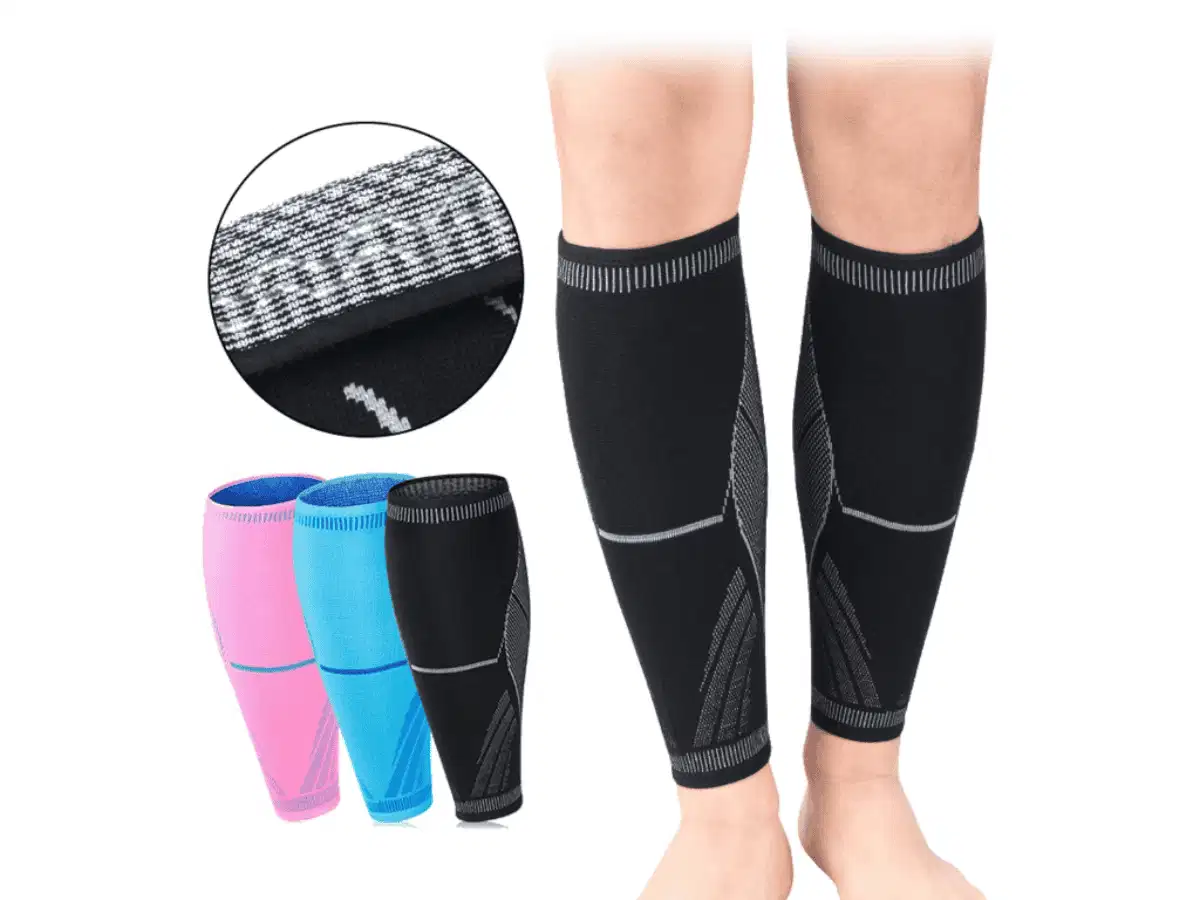 Calf bó cơ được làm từ nylon và spandex chủ yếu